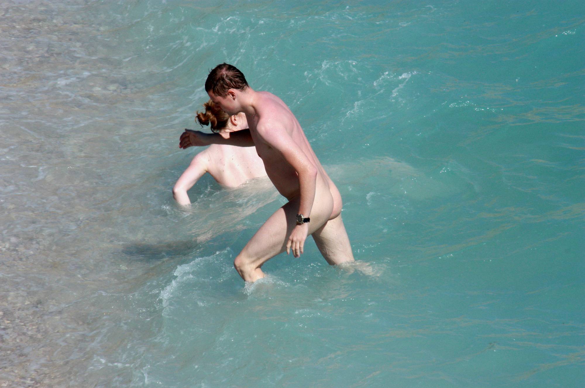 Purenudism Pics Adult Nudist Sand Couple - 2