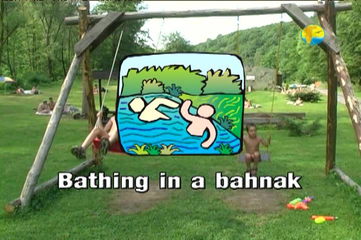 Naturist Freedom Videos Bathing in a Bahnak - Poster