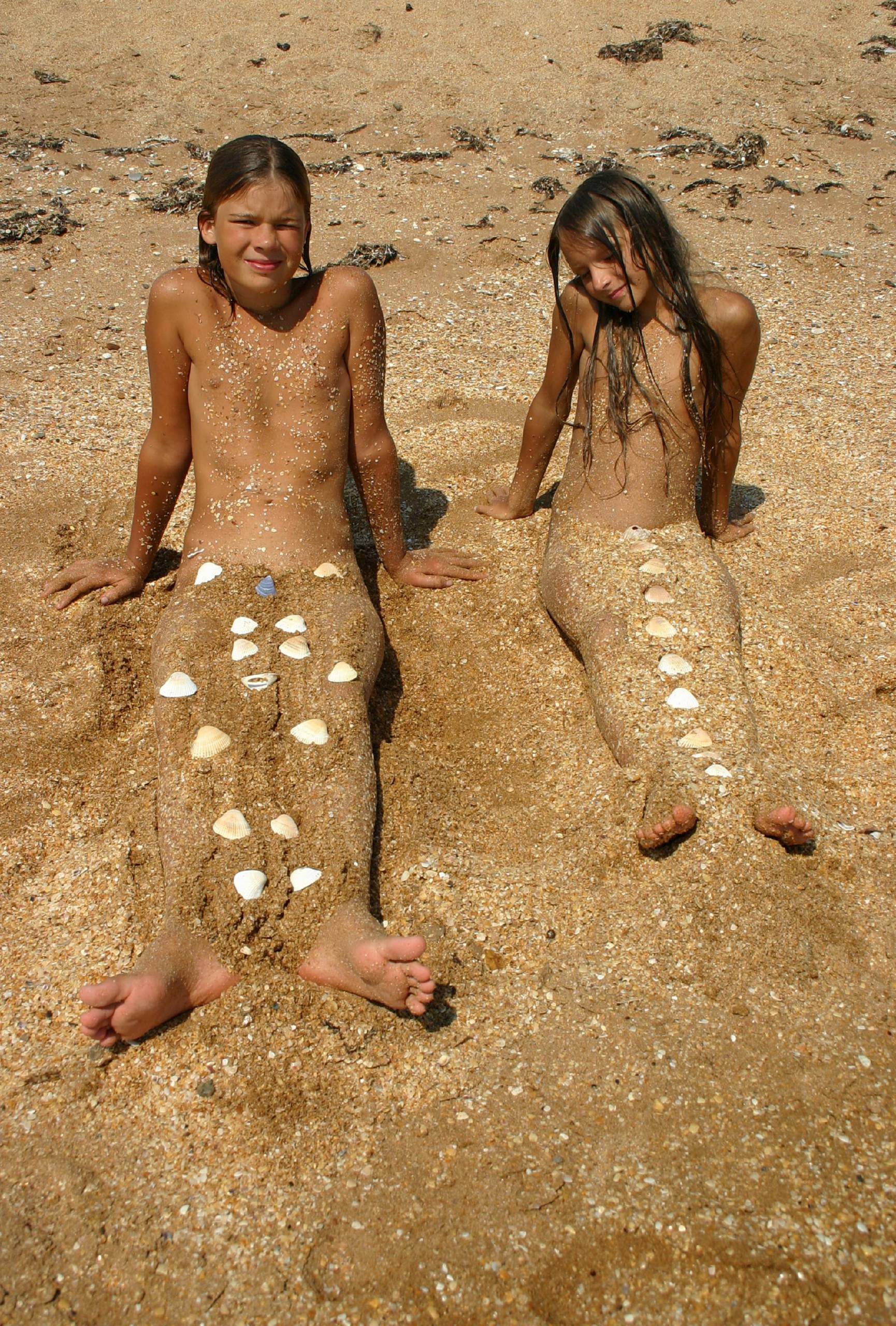 Purenudism Pics Beachside Sandy Mermaid - 1