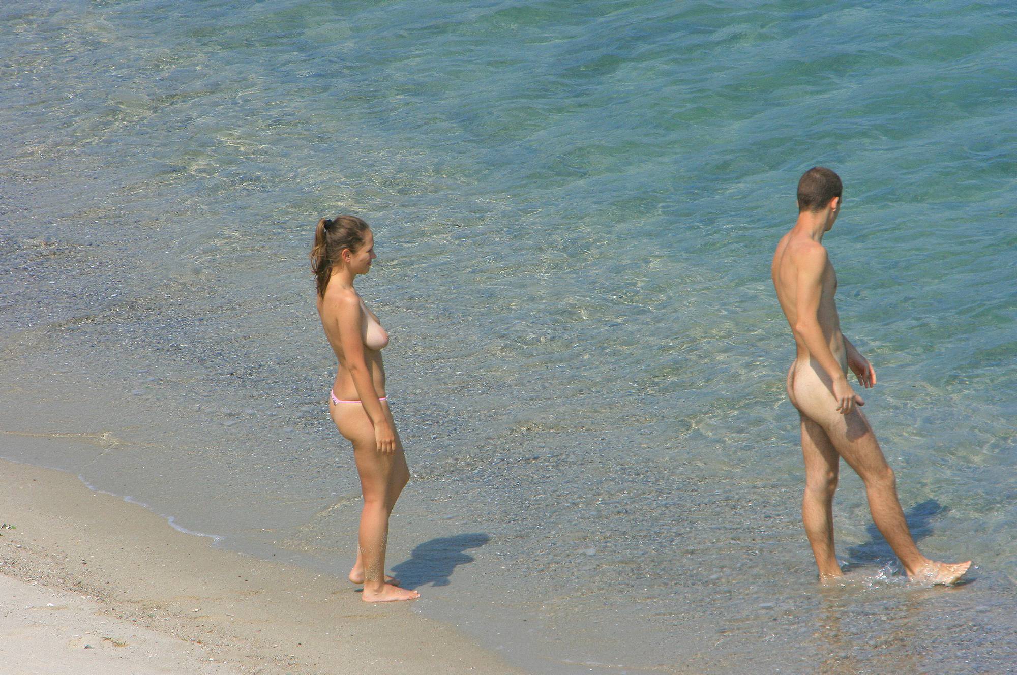 Bulgarian Topless Couple - 2