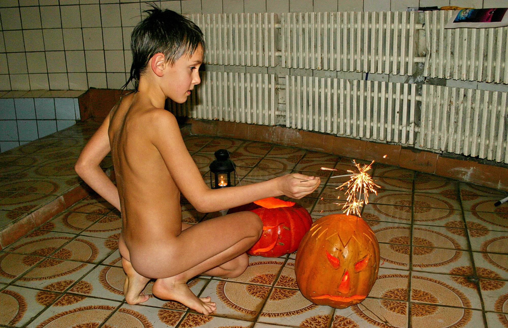 Purenudism Pics Halloween Boys Pumpkin - 2