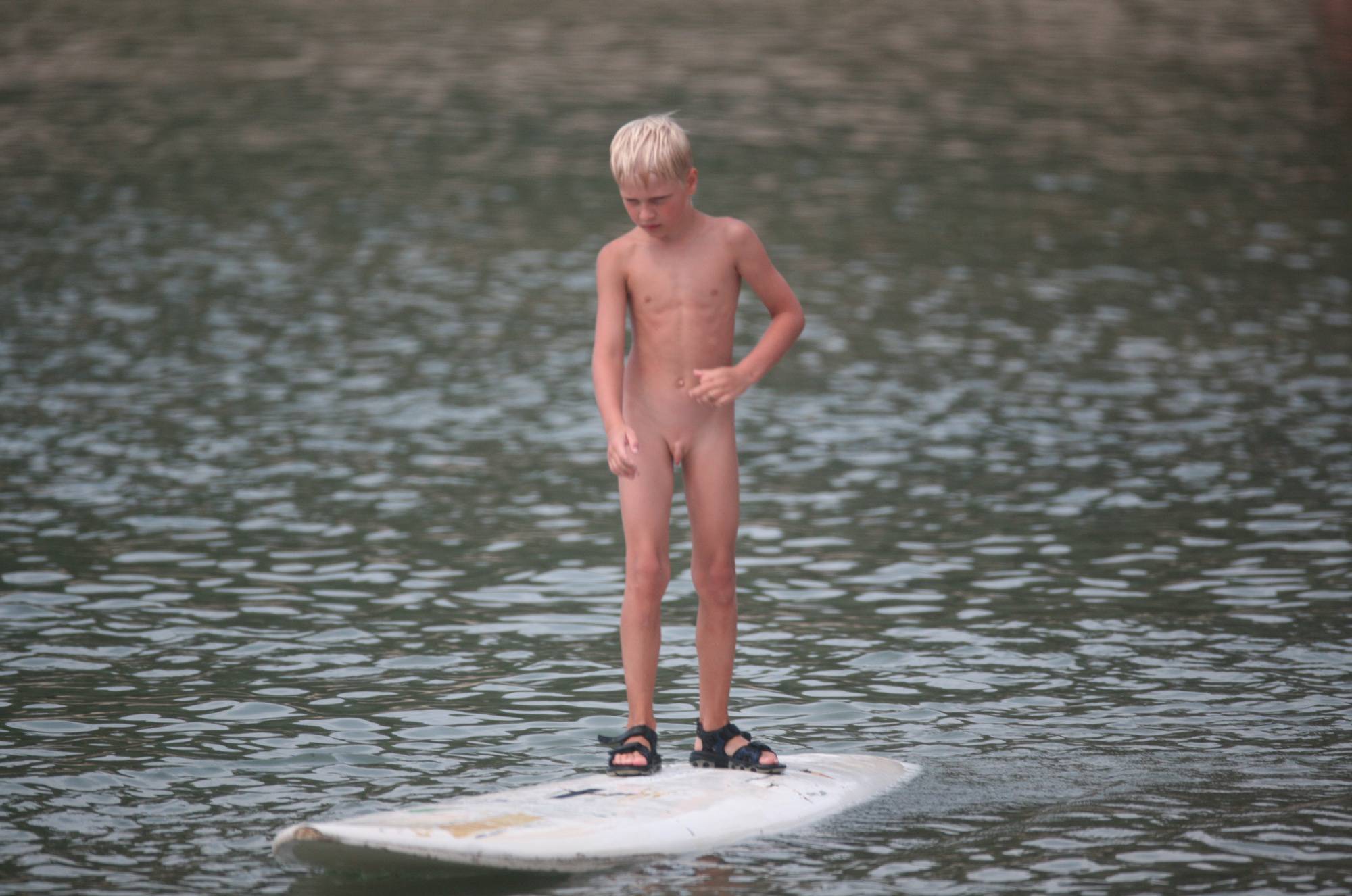 Naturist White Boy Surfer - 1