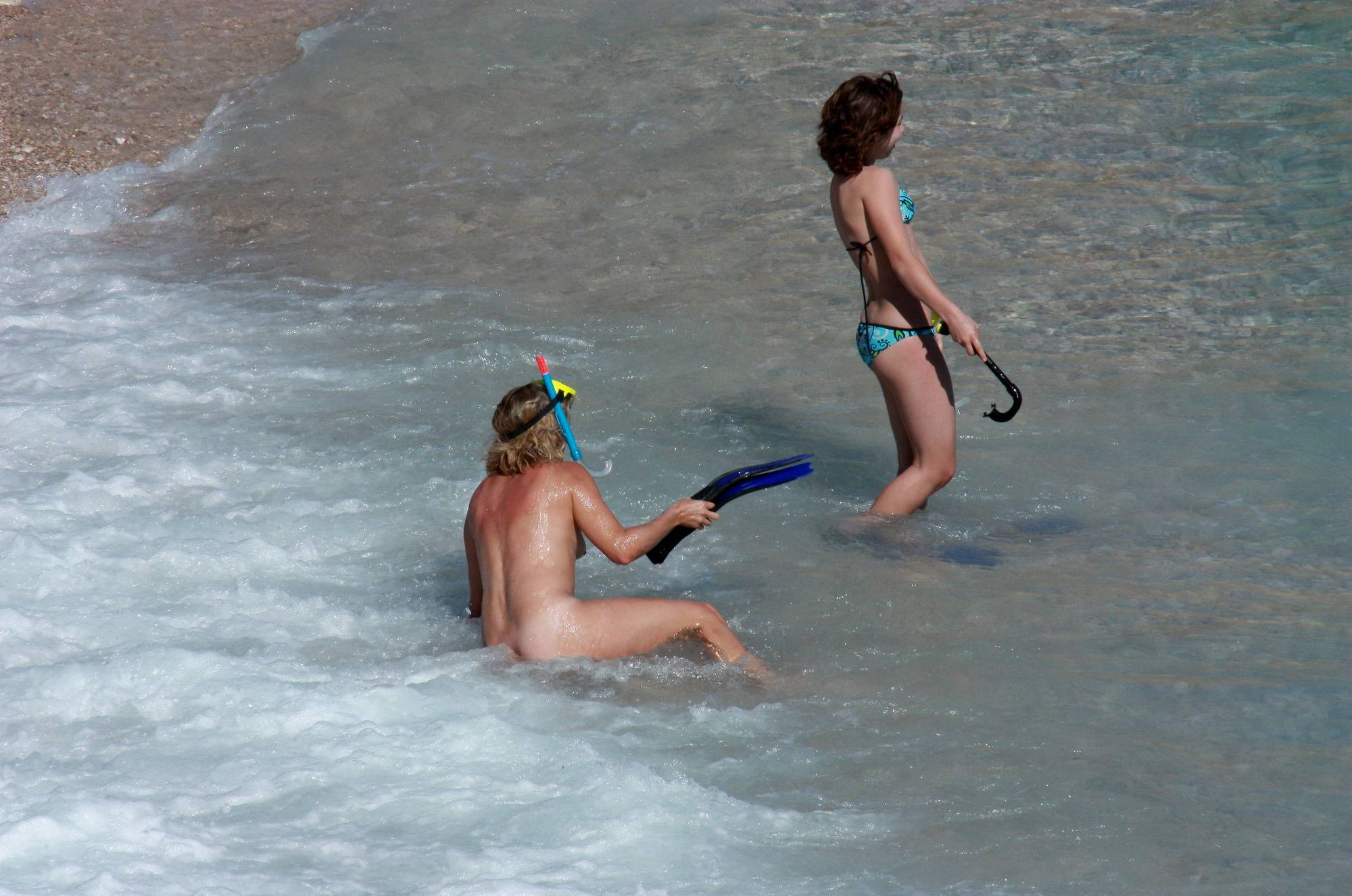 Nudist Snorkeling Shores - 1