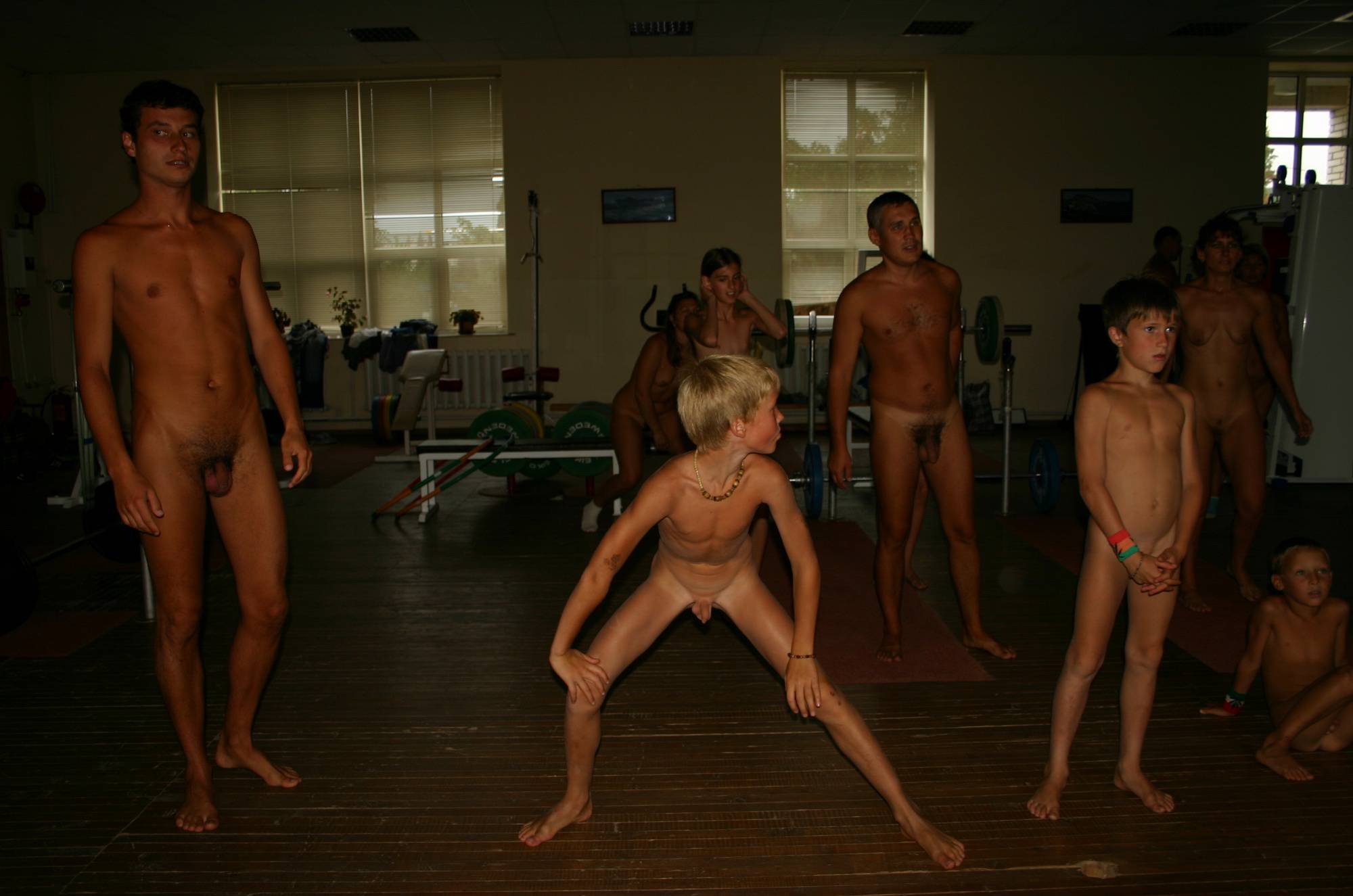 Purenudism Pics Family Gym Nudist Stretch - 2