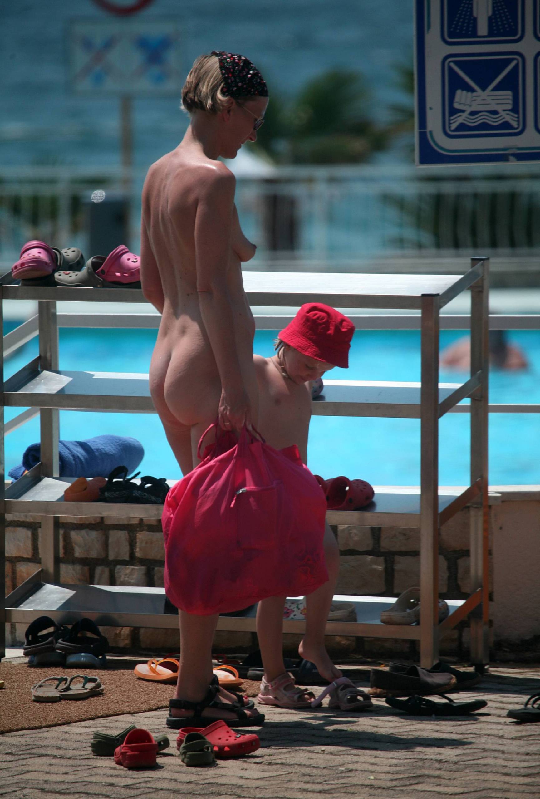 Naturist Mother and Child - 1