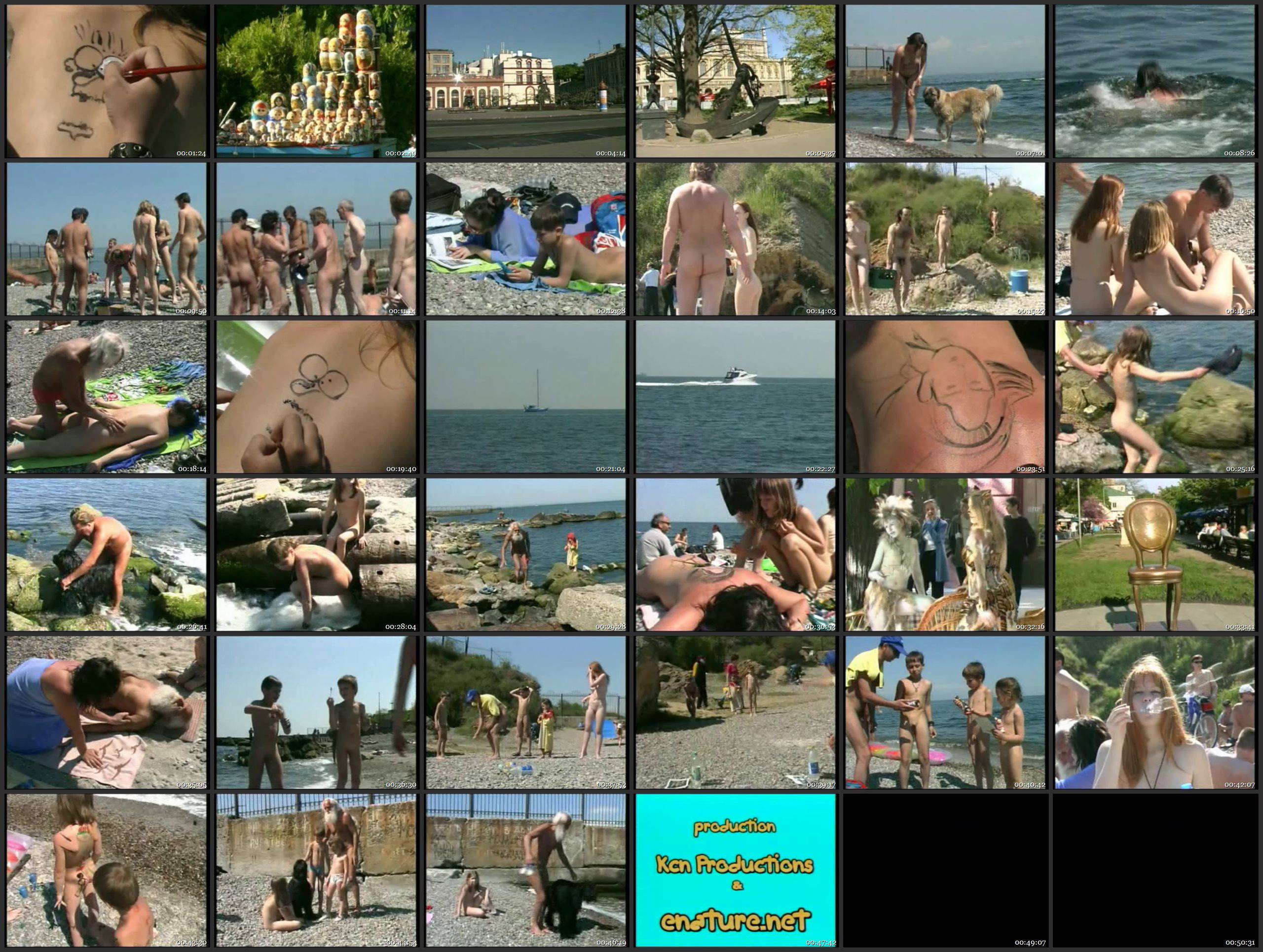 RussianBare and Enature Videos Naked May Day in Odessa - Thumbnails